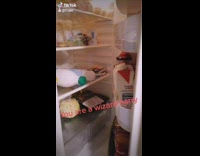 Guy makes white refrigerator light turn off