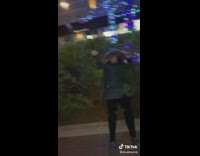 Guy pushes girl into bush george bush joke