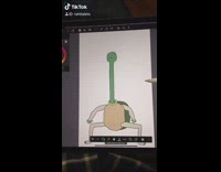 Guy moves turtle head drawing off screen and shows up on computer on desk