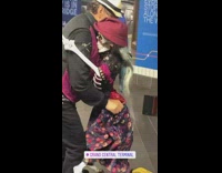 Guy moves skeletons hips 