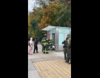 Collab WINY - FDNY firemen save people stuck in public toilet