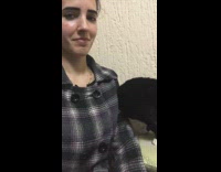 Cat Snuggles Head Against Lady 