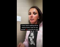 Lady pretends to give period blood to boyfriend 