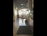 Girl does tiktok dance at Jersey Mikes