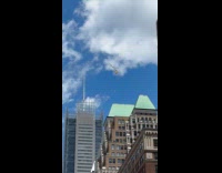 Collab WINY - Caution tape flies around city