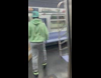 Men Unloads Baggage and Boxes from Train