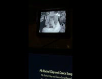 Baby dances to the music inside car