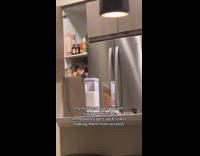 Man shirtless makes cookies for the filmer