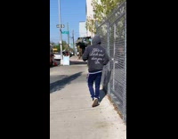 Collab winy - Man walk street hoodie jacket with philosophy