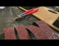 Guy rides longboard on frozen lake ice 