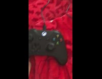 Empty Power case connected to Xbox Controller