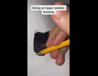 Collab BitchMP - Black cat hyper realistic drawing in paper