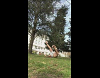 Collab VIBES - Guy attempts backflip on slackline hits head 