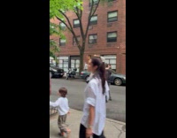 Group spread joy through dance on street