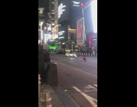 White car almost hit influencers middle road