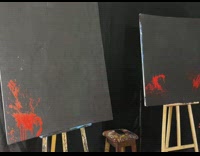 Guy paints Tom and Zendaya 