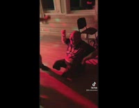 Dad with no feet dances 