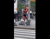 Collab WINY - Woman sexy dancing on the street part 1 