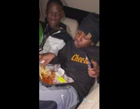 Collab BitchIG2 - Guy in car eating chicken wing backseat