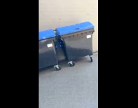 Random emergency door on wall lead outside