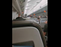 Bumpy airplane ride due to a storm Part 2