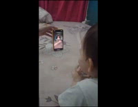 Collab ClipsIG - Kid laughing at himself on video 