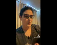 Girl pretends to be out with guy