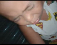 Guy wakes sleeping kid asks him math question 