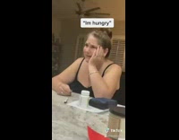 Parents kitchen diabetes mom cry wants food 