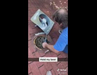 Active electric line cut scissors 