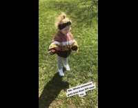 Little girl says to stay away