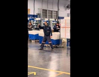 Guy dance like Michael Jackson at work