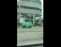 Mystery machine scooby doo van exits freeway
