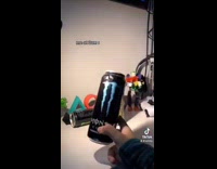 Guy drinks energy drink at three am