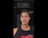 Instagram message money scam