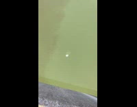 Stitch of guy dropping concrete in water and baseball hitting camera 