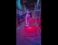 Man Swings Back and Forth in Place