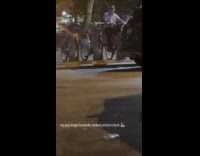 Man ride and pedals locked citi bike