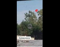 Random person kissed train window left mark