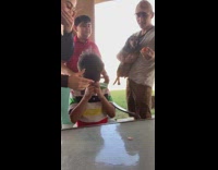 Collab Bitch MP - Chocolate orange dog butt prank on little boy 