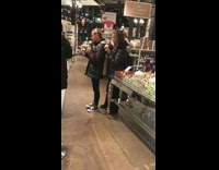 Two girls take selfie ice cream cones