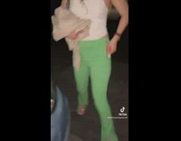 Women help woman at club with wardrobe malfunction 