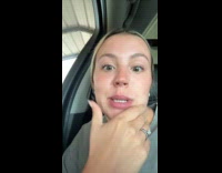 Woman firing roman candles at husband 