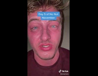 Guy records himself shaking and sweating to no nut november