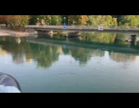 Hot Air Balloon Ride with some tourist on the river