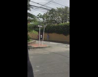 Purple sweatsuit girl leans against brown pt. 2 