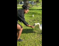 Boyfriend caught off guard by filter on girlfriend