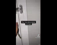 Collab BitchIG2 - Lady lives alone takes extra security measures 