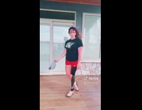 Girl prosthetic leg comes off toosie slide
