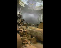 Holographic Dragon seen inside the Harry Potter Studios